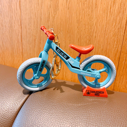Bicycle Plastic Keychain Cute Mini Bike Charm Accessory 8