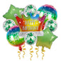 Birthday Crown Foil Balloon Set Party Decoration 9pcs 11