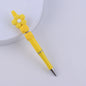 Flower Silicone Beaded Pens Handmade Office School Supplies Gift 12
