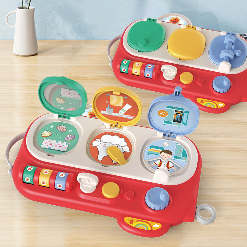 Plastic Montessori Busy Board Educational Toy for Toddlers 2