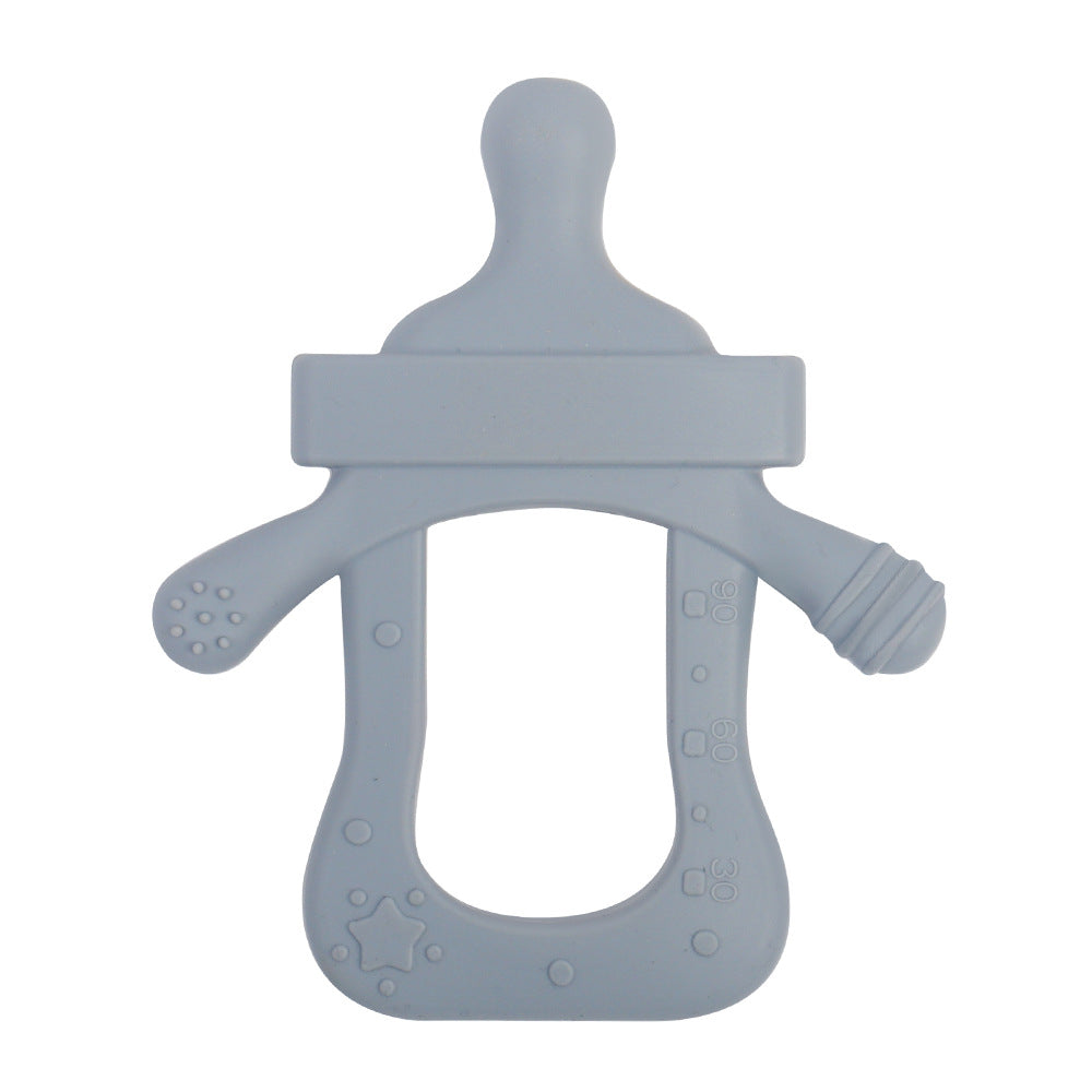 Silicone Baby Teething Toy Bottle Shape for Infant 23