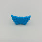 20pcs Silicone Focal Beads Wing Shape with Heart Center 28