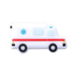 20pcs Silicone Focal Beads Mail Car with Police Fire Ambulance School Bus 7