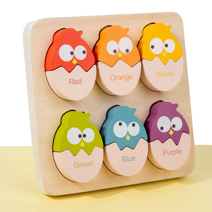 Wooden Color Identification Pairing Montessori Toys for Toddlers