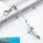 Portable Metal Beadable Pen Keychain Ballpoint Pens DIY Craft Supplies 18