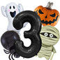 Ghost Pumpkin Spider Foil Balloon Halloween Party Decoration Set 7