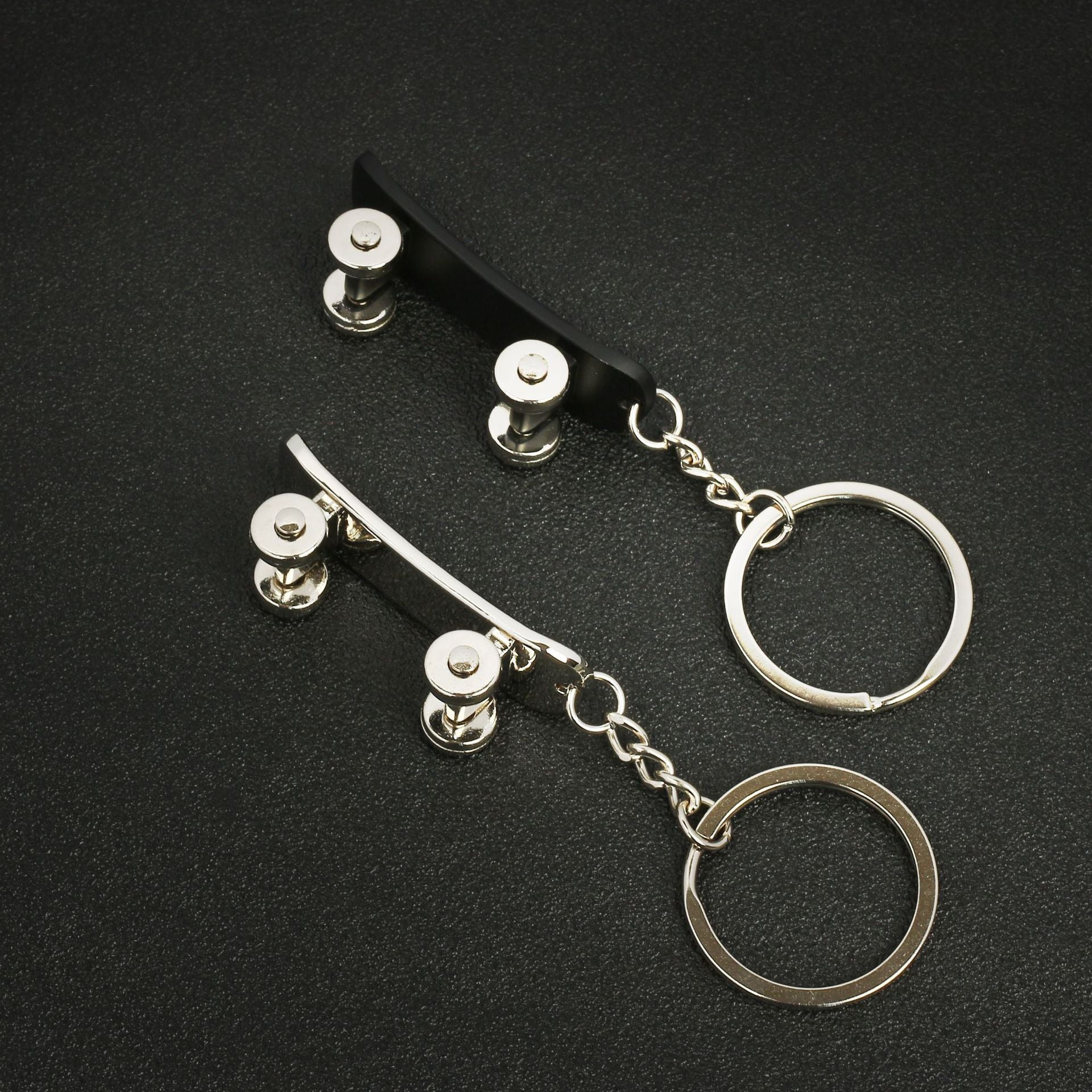 Mini Kick Scooter Alloy Metal Keychain Creative Design 3