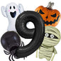 Ghost Pumpkin Spider Foil Balloon Halloween Party Decoration Set 13