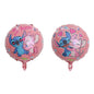 Stitch Foil Balloons Party Decoration Set 5pcs 13