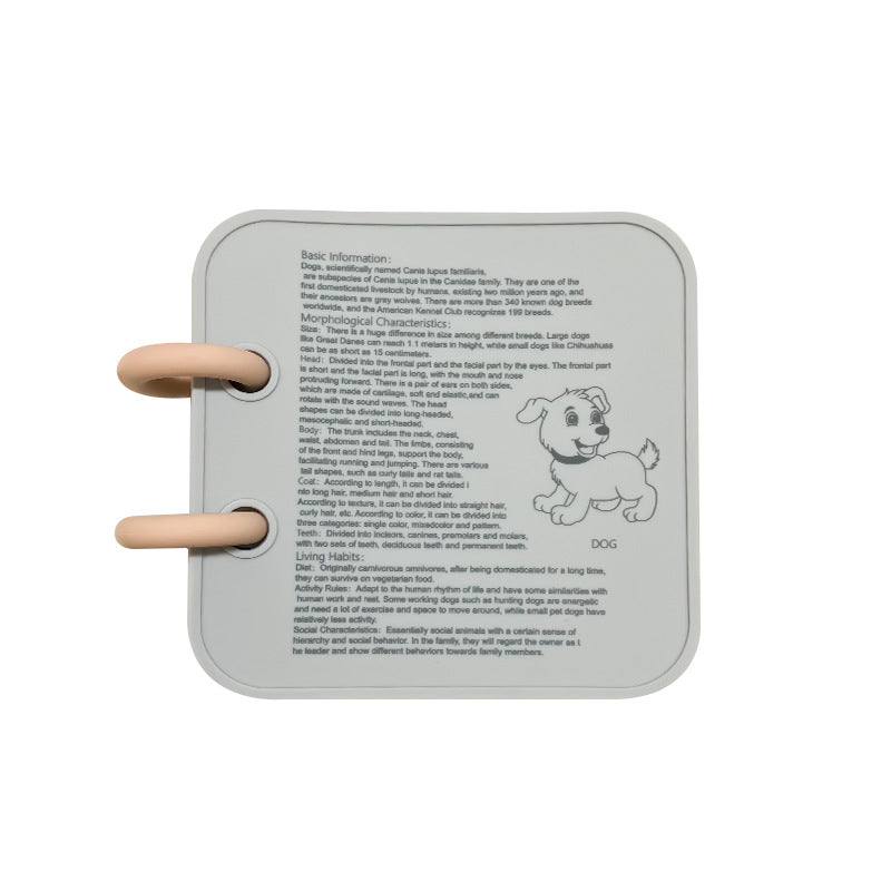 Silicone Baby Finger Training Flip Page Bath Teether 7