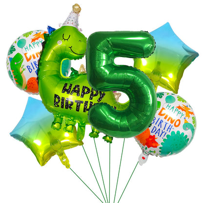 Dinosaur Foil Balloon Set Birthday Party Decoration 1Set 7