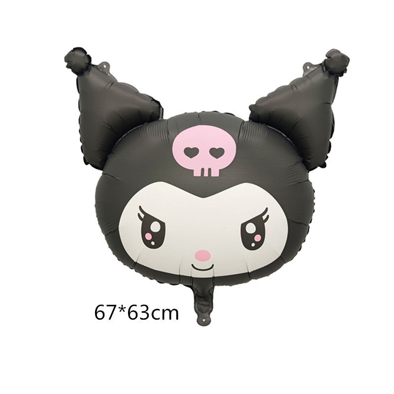 Sanrio Kuromi Melody Foil Balloons Birthday Party Decoration 5pcs 34