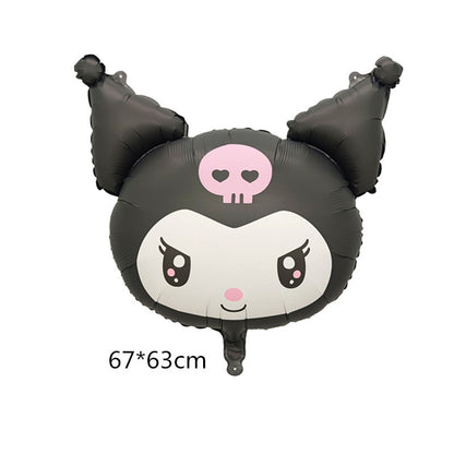 Sanrio Kuromi Melody Foil Balloons Birthday Party Decoration 5pcs 34