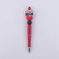 Mom Series Pattern Silicone Beaded Pens Handmade Office School Supplies 10