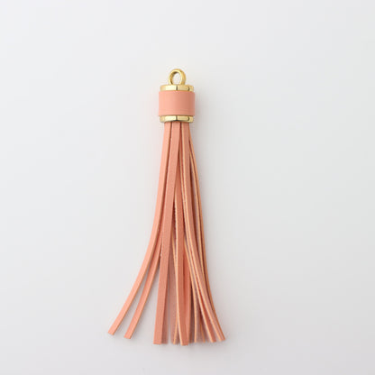 PU Leather Tassel Keychain with Buckle Charm for Women 23
