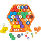 Wooden Beehive Building Blocks Puzzle Montessori Toys