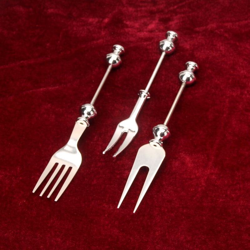 Beadable Spoon Fork Set Stainless Steel DIY Craft Supplies 3