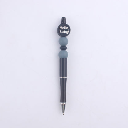 Milk Bottle Silicone Beaded Pens Handmade Office School Supplies 19