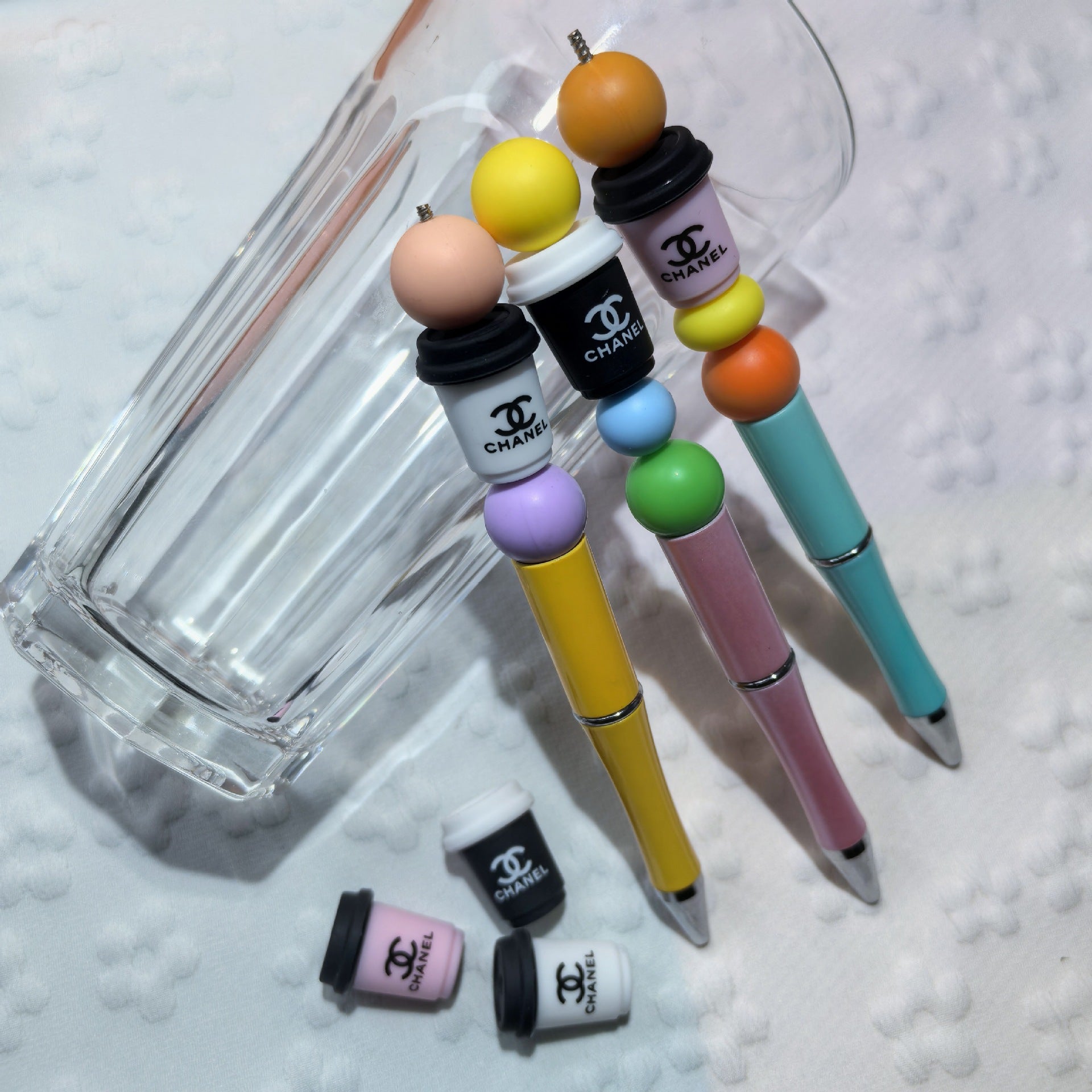20Pcs Silicone 3D Focal Beads Coffee Cup With Lid Detail 2