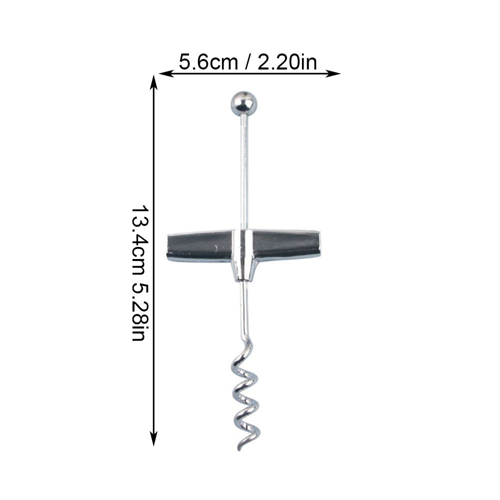 Beadable Wine Bottle Opener Zinc Alloy DIY Craft Supplies 2