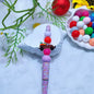 20Pcs Silicone Focal Beads Halloween Car Pumpkin Bow 10