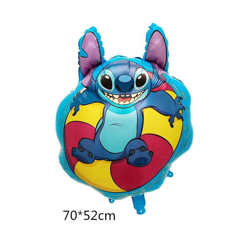 Stitch Foil Balloons Party Decoration Set 5pcs 17