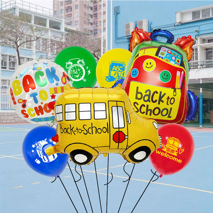 Back to School Cartoon Foil Balloon Set Party Decoration 4