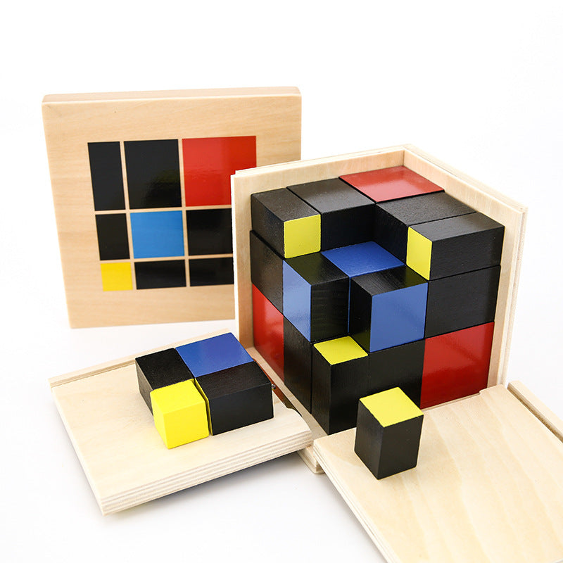 Wooden Montessori Teaching Toys Educational Toy Set 2