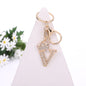 Alloy Diamond Letter Keychain Zinc Alloy Material A to Z Initial 25