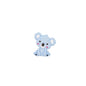 Silicone Focal Beads Animal Koala Tilted Head Pose 8
