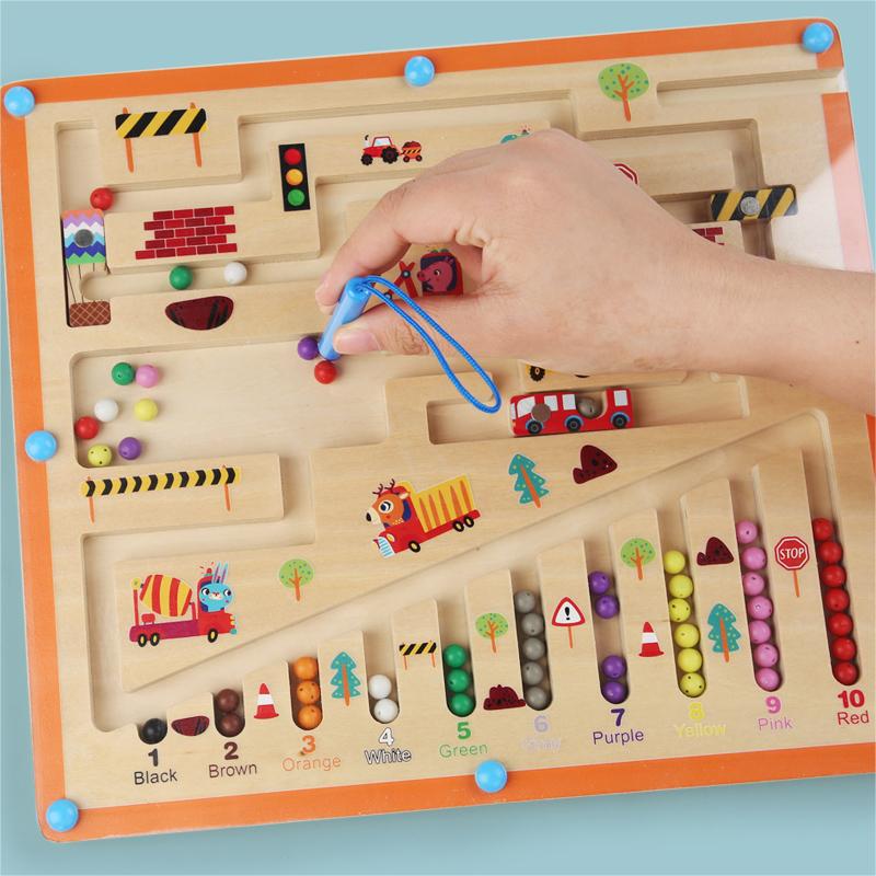 Wooden Montessori Toys Classification Board Educational Toy 2