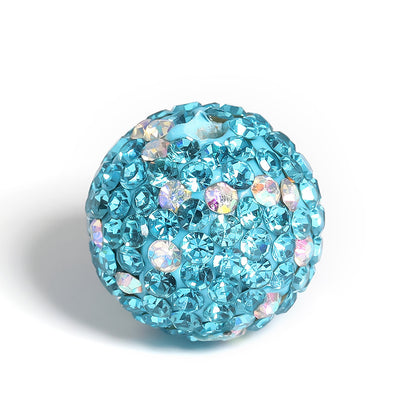 20pcs 16mm Clay Rhinestone Beads Mix Colors DIY Jewelry Making 7