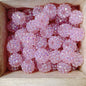 50pcs 14mm Rhinestone Beads Sparkling Decorative Beads 25