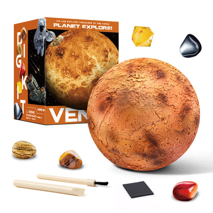 Solar System Stone Dig Educational Toy Explore Eight Planets 3