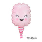 Food Theme Foil Balloon Set Birthday Party Decoration 50pcs 10
