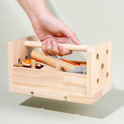 Wooden Tool Basket Montessori Toys Fine Motor Skills 3
