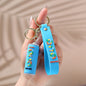 Creative Beverage Bottle PVC Keychain Soft Rubber Charm 9