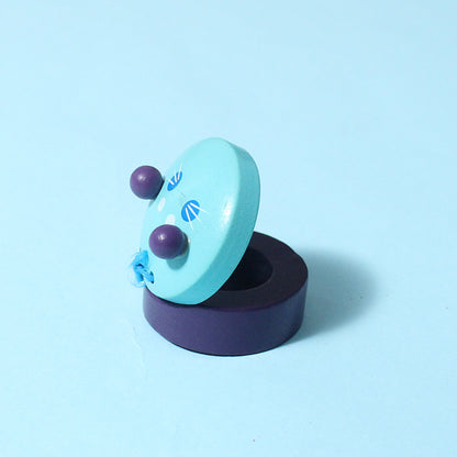 Wooden Round Animal Castanet Montessori Toy for Kids 5