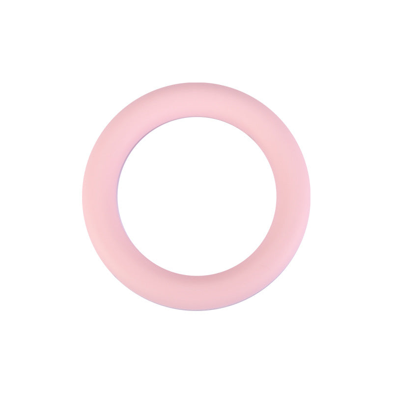 65mm Silicone Beads Solid Color Round Rings 10
