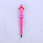 Cartoon Pattern Silicone Beaded Pens Ballpoint Pen DIY Craft Supplies 18