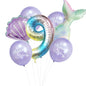 Mermaid Foil Balloon Set Birthday Party Decoration 12