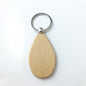 Wooden Beech Wood Keychain Blank Various Shapes for DIY 15
