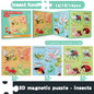 Children's Magnetic Animal Engineering Vehicles Puzzle Toys Wholesale