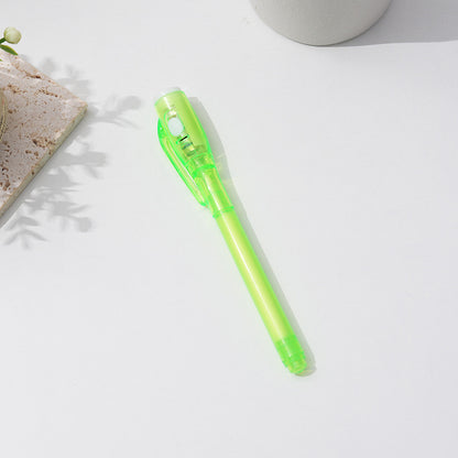 UV Light Magic Invisible Ink Pen Flat Head 13cm Novelty Toy 8