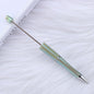 Handle Gradient Color Beadable Ballpoint Pens DIY Rainbow Opal Craft Supplies 16