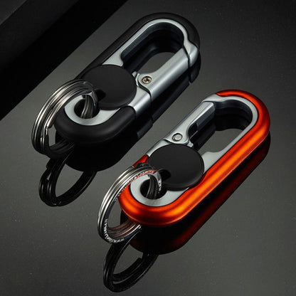 Zinc Alloy Metal Carabiner Keychain Durable Car Key Holder 4