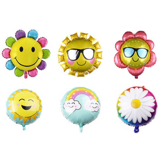 Solar Aluminum Foil Balloons Party Decoration 50pcs