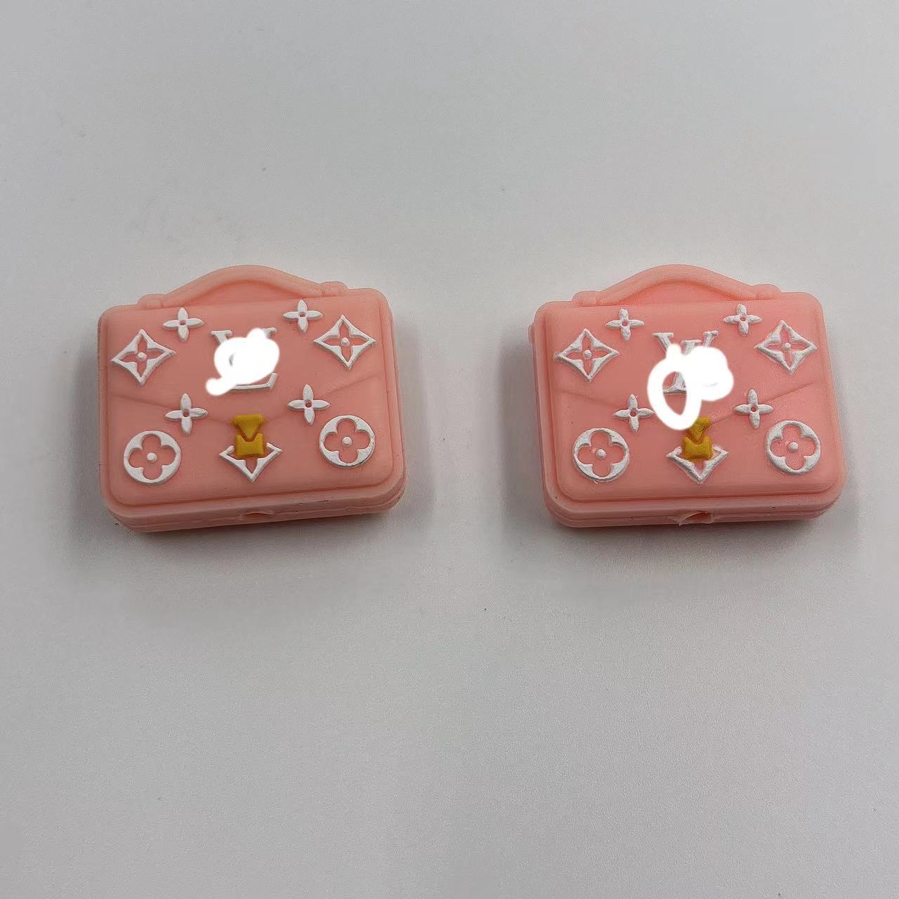 Silicone Focal Beads Major Suit Bag Bow Detailed Design 7