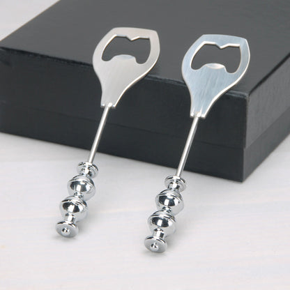 Stainless Steel Beadable Bottle Opener DIY Craft Supplies 2