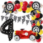 Racing Theme Classic Car Foil Balloon Set Birthday Party Decoration 8